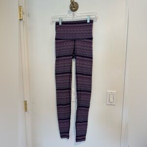 Lululemon Stripped Patterned Leggings